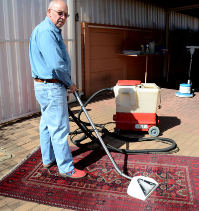 Photo showing equipment used for cleaning up of water damage